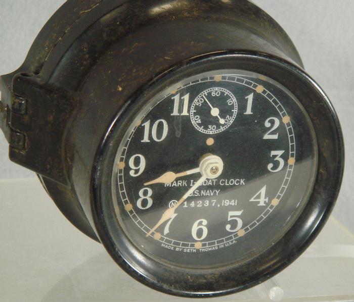 Seth Thomas Mark 1 boat clock, US