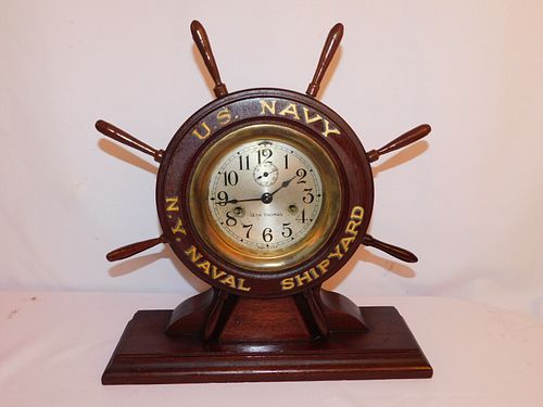 SETH THOMAS NAVAL SHIPS CLOCKScarce
