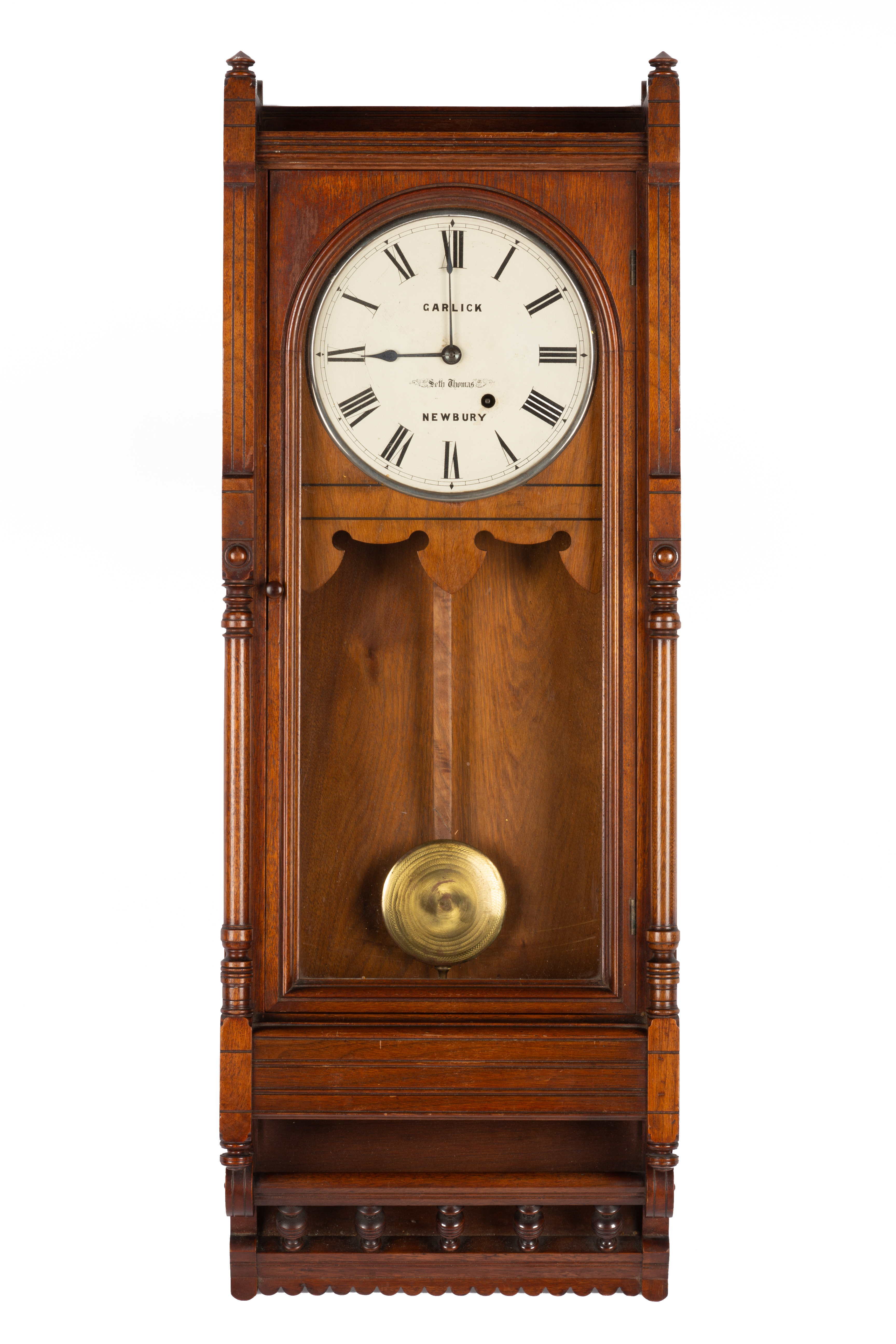 SETH THOMAS QUEEN ANNE WALL CLOCK