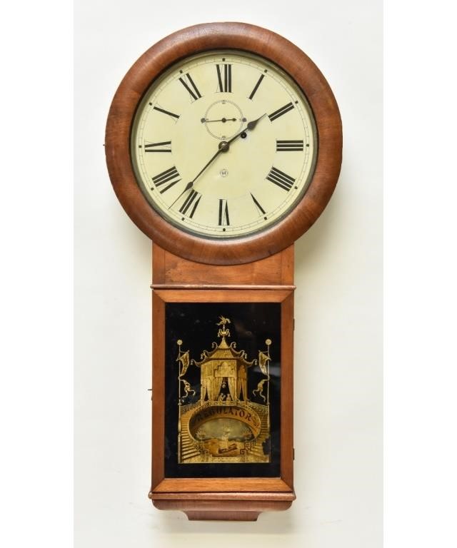 Seth Thomas regulator clock 35"h