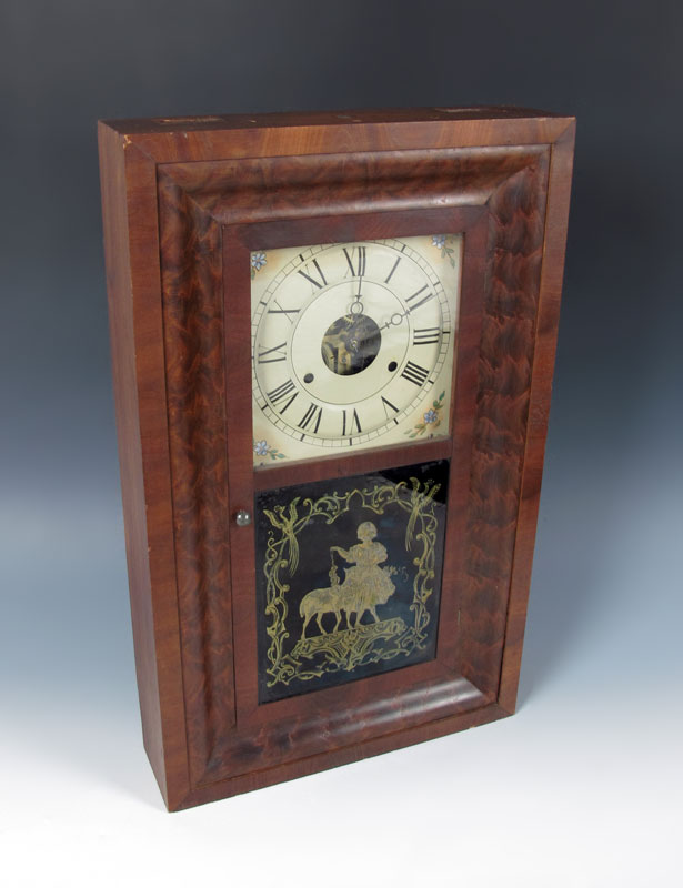 SETH THOMAS REVERSE PAINTED OGEE