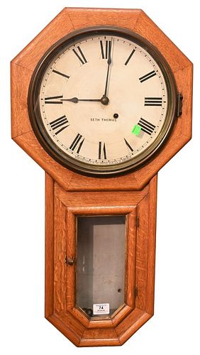 SETH THOMAS SCHOOLHOUSE REGULATOR