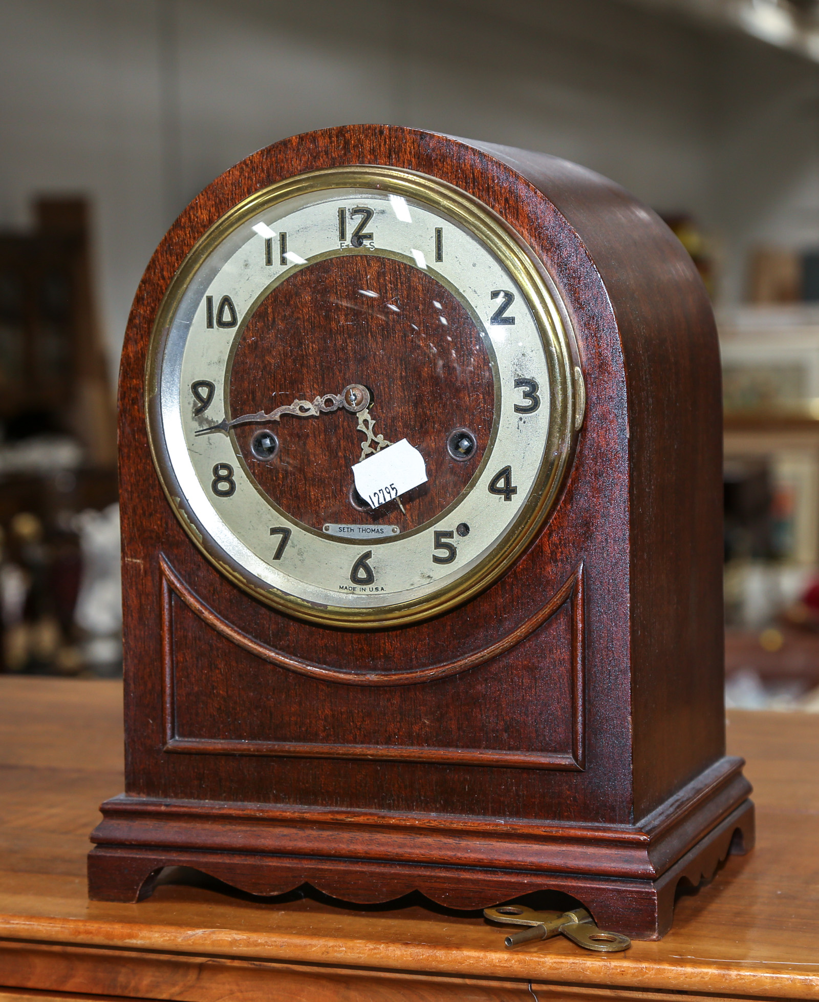 SETH THOMAS SHELF CLOCK 1st half,