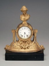 Seth Thomas shelf clock, cast