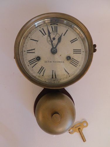 SETH THOMAS SHIP WALL CLOCKCirca