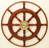 SETH THOMAS SHIP WHEEL MOUNTED