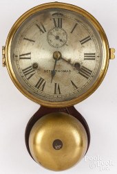 SETH THOMAS SHIPS BELL WALL CL