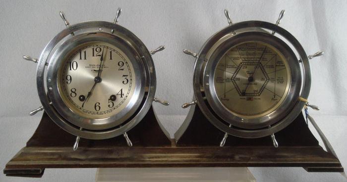 Seth Thomas ships wheel clock and