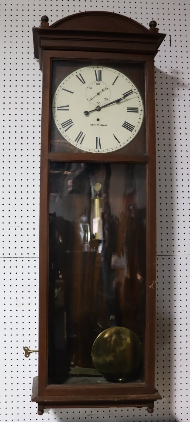 SETH THOMAS WALL REGULATOR CLOCK