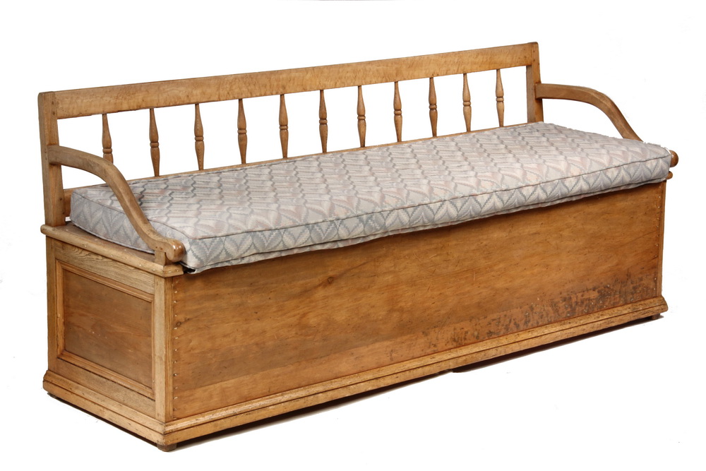 SETTLE BENCH - 18th c. New