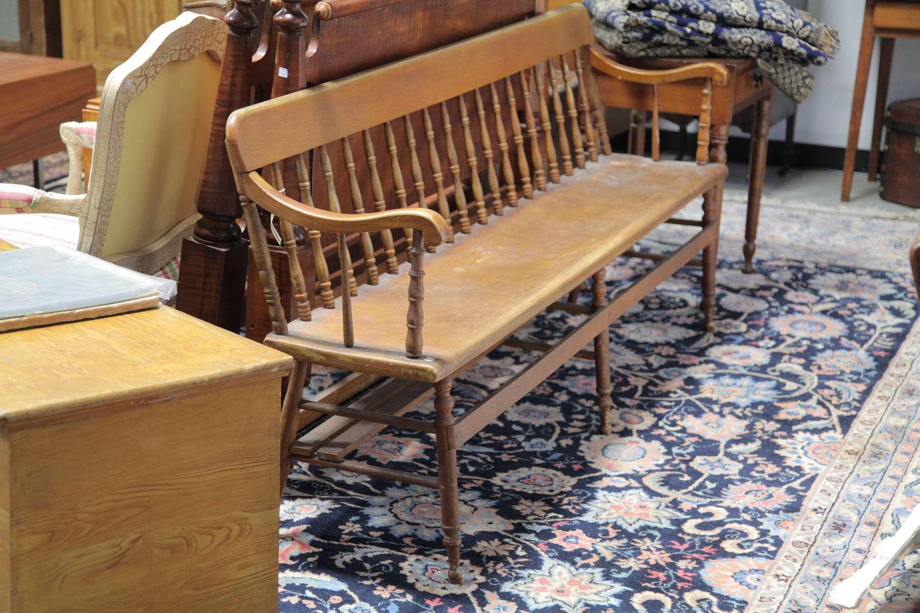 SETTLE BENCH.  American  late