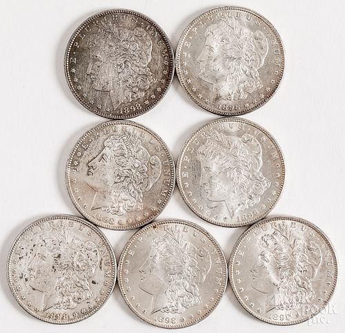 SEVEN 1898 MORGAN SILVER