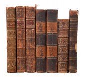 Seven 18th and 19th century bo