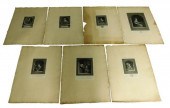 SEVEN 18TH C. ENGRAVINGS BY JE