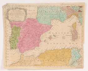 Seven 18th century maps by