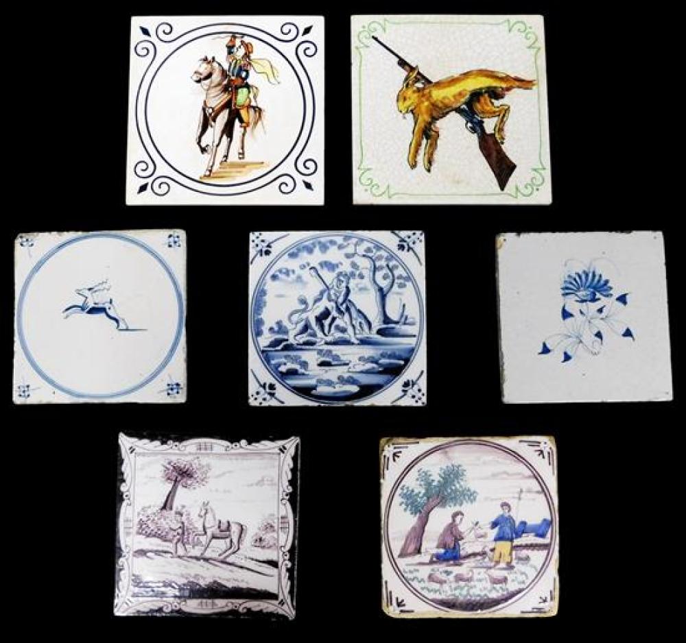 SEVEN 19TH/ 20TH C. SOFT PASTE