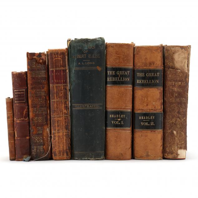 SEVEN 19TH CENTURY BOOKS ON