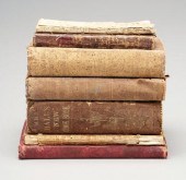 Seven 19th century cookbooks: