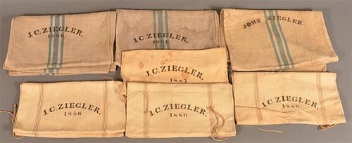 SEVEN 19TH CENTURY JOHN ZIEGLER