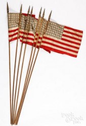 SEVEN 48-STAR PARADE FLAGSSeve
