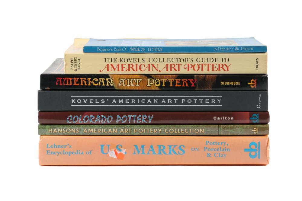 SEVEN AMERICAN ART POTTERY