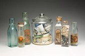 SEVEN AMERICAN JARS. Nineteent