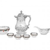 Seven American Silver Table Ar