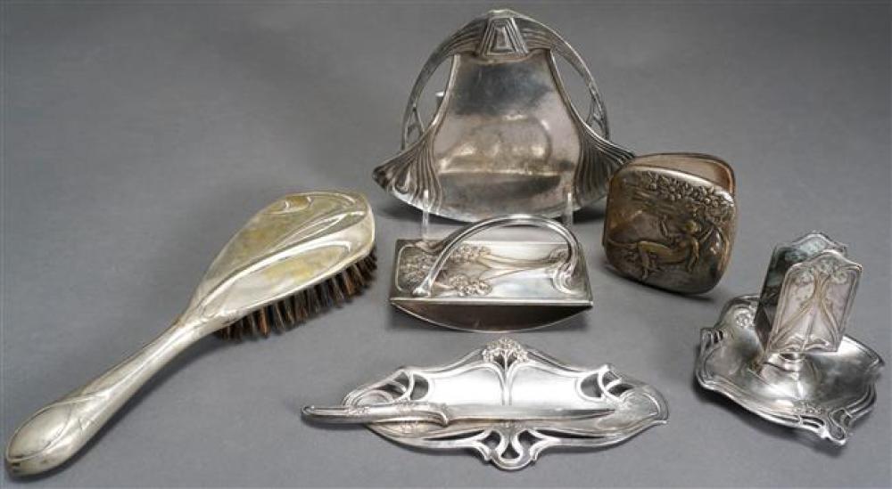SEVEN ART NOUVEAU SILVER PLATED