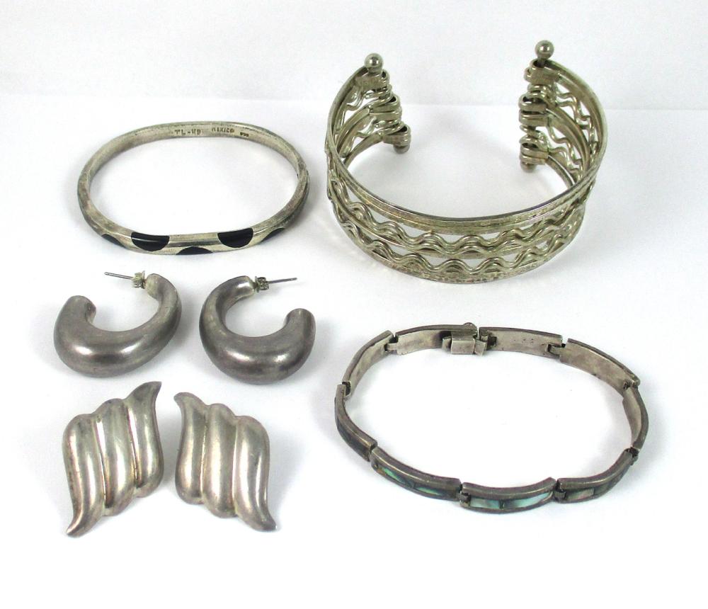 SEVEN ARTICLES OF MEXICO STERLING