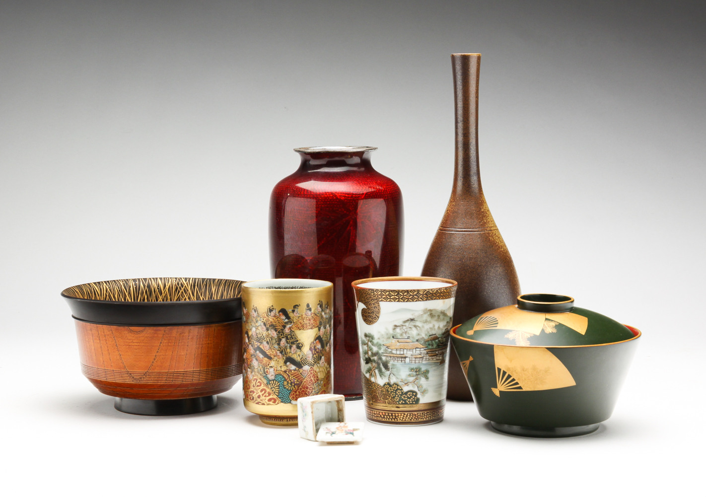 SEVEN ASIAN PIECES. Twentieth