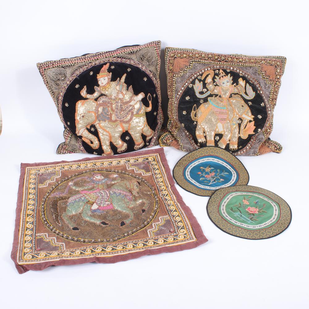 SEVEN ASIAN TEXTILES: TWO