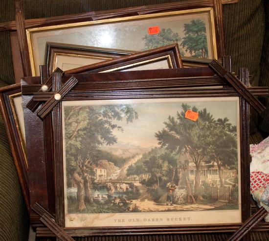 Seven assorted 19th century