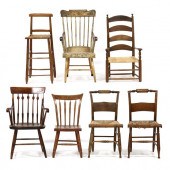 SEVEN ASSORTED ANTIQUE AMERICA