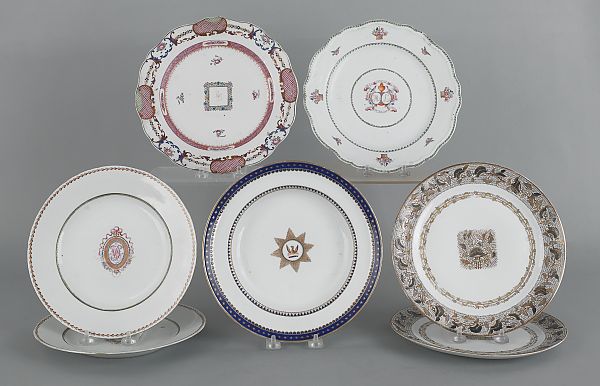 Seven assorted Chinese export