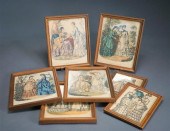 SEVEN ASSORTED FASHION PRINTSS