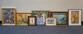 SEVEN ASSORTED FRAMED WORKS OF