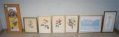 SEVEN ASSORTED FRAMED WORKS OF