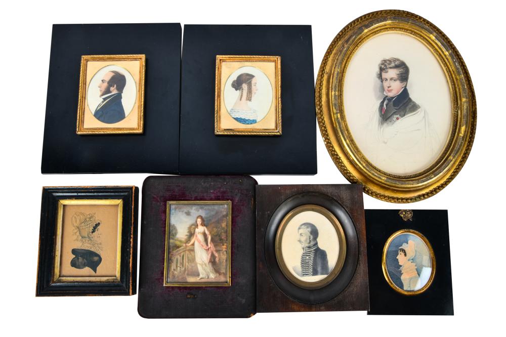 SEVEN ASSORTED PORTRAIT