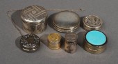 SEVEN ASSORTED SILVER AND OTHE