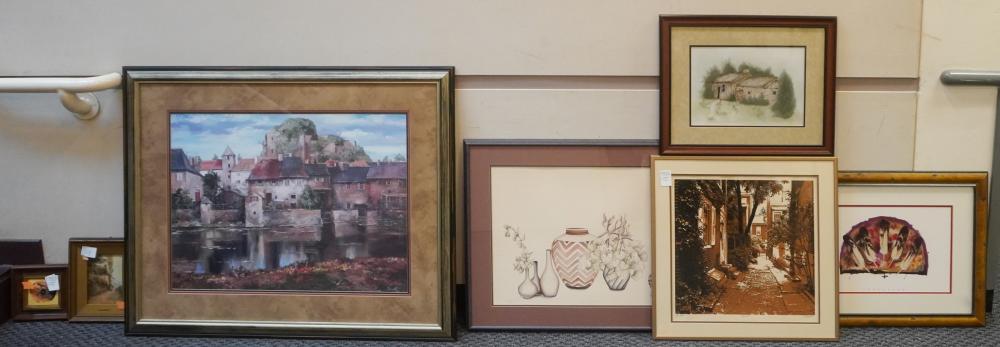 SEVEN ASSORTED WORKS OF ARTSeven
