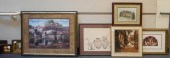 SEVEN ASSORTED WORKS OF ARTSev