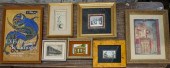SEVEN ASSORTED WORKS OF ARTSev