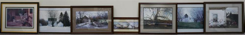 SEVEN ASSORTED WORKS OF ARTSeven