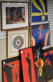 SEVEN ASSORTED WORKS OF ARTSev