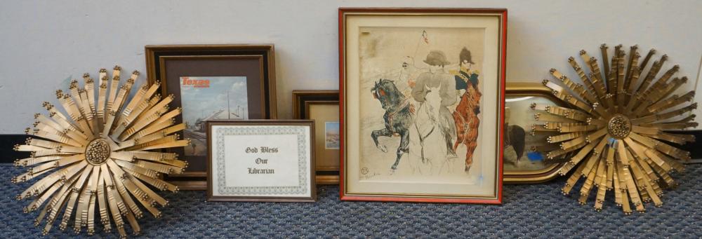 SEVEN ASSORTED WORKS OF ARTSeven