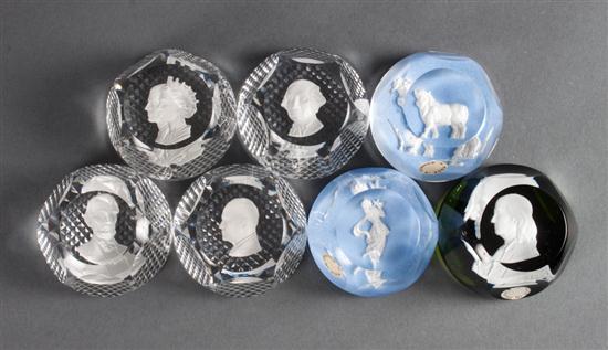 Seven Baccarat sulfide glass
