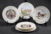 SEVEN BELLEEK PORCELAIN DECORA