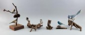 SEVEN BIRD CARVINGS 20TH CENTU