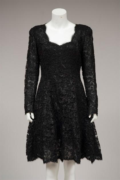 Seven black evening items   