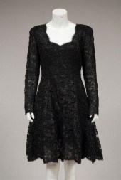 Seven black evening items    I